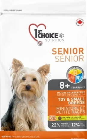 1st Choice Nutrition Dog Mature-Less Active Toy and Small Breed Senior