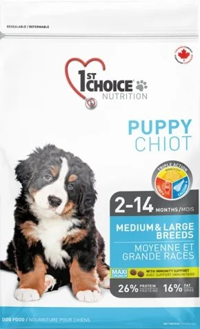 1st Choice Nutrition Growth Medium and Large Puppy Chicken Formula