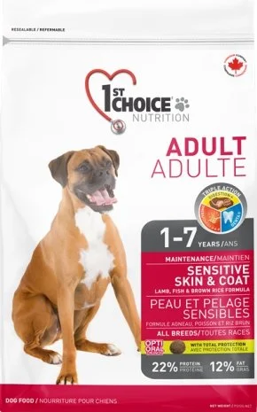 1st Choice Nutrition Sensitive Skin & Coat All Breed Adult Lamb Formula