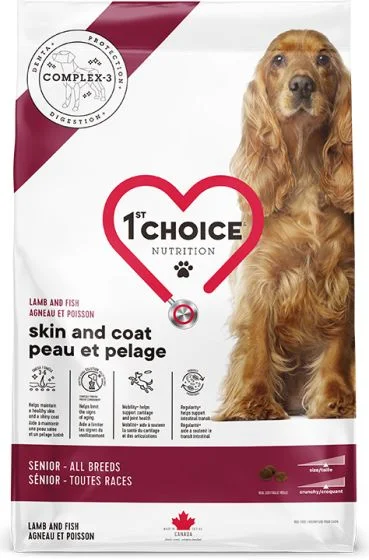 1st Choice Nutrition Sensitive Skin & Coat All Breed Senior Lamb Formula