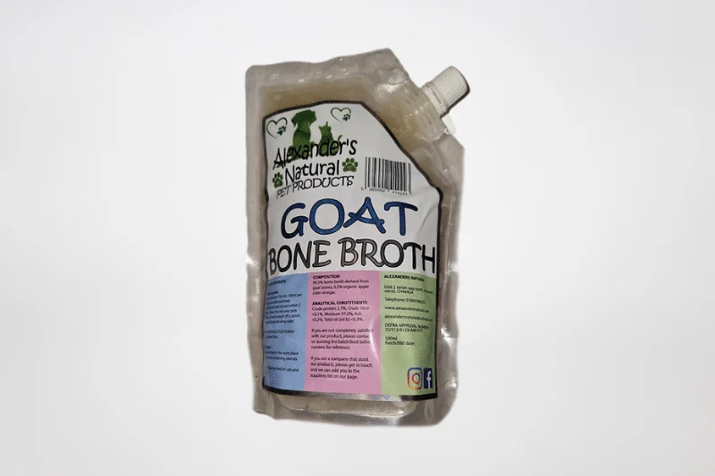 Alexanders Natural Goat Bone Broth Pouch - 500ml