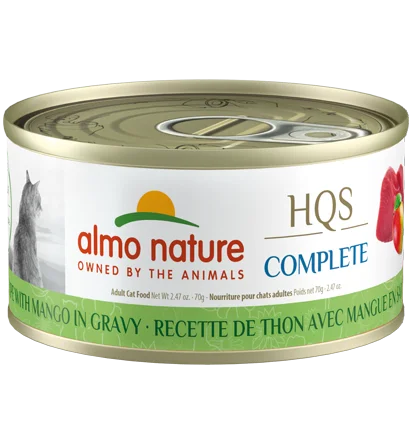 Almo Nature HQS Complete Tuna recipe with Mango in Gravy Cat Food- 2.47 oz