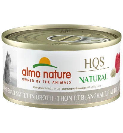 Almo Nature HQS Natural Tuna and Cheese in Broth Cat Food - 2.47 oz