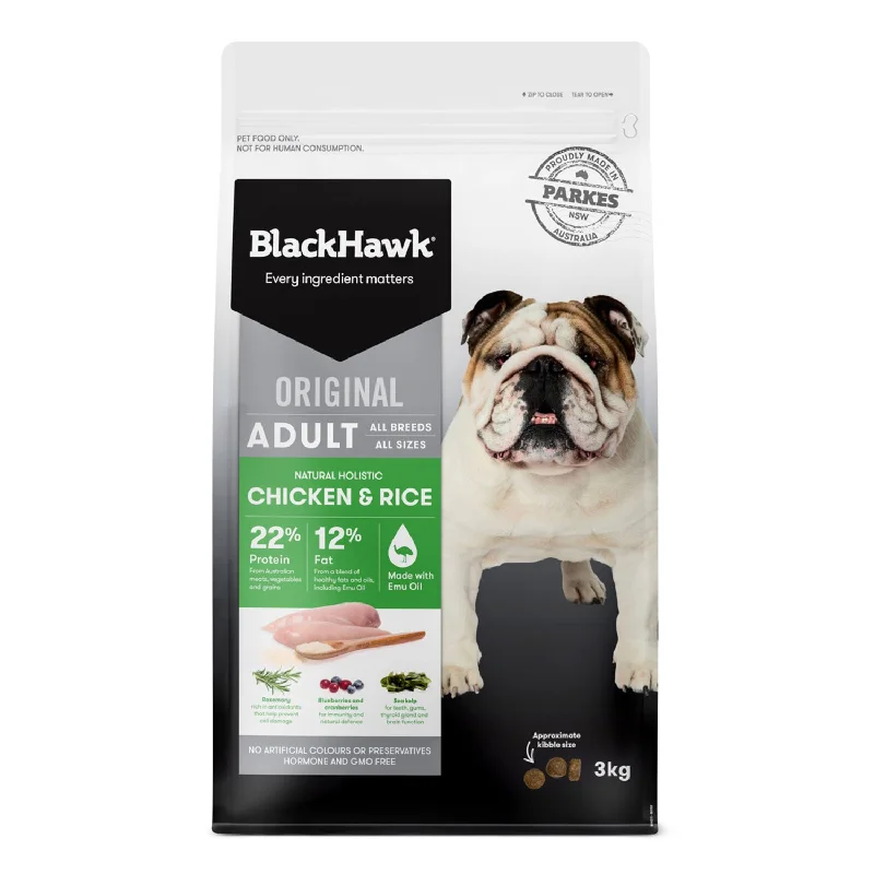 Black Hawk Chicken & Rice Adult Dry Dog Food