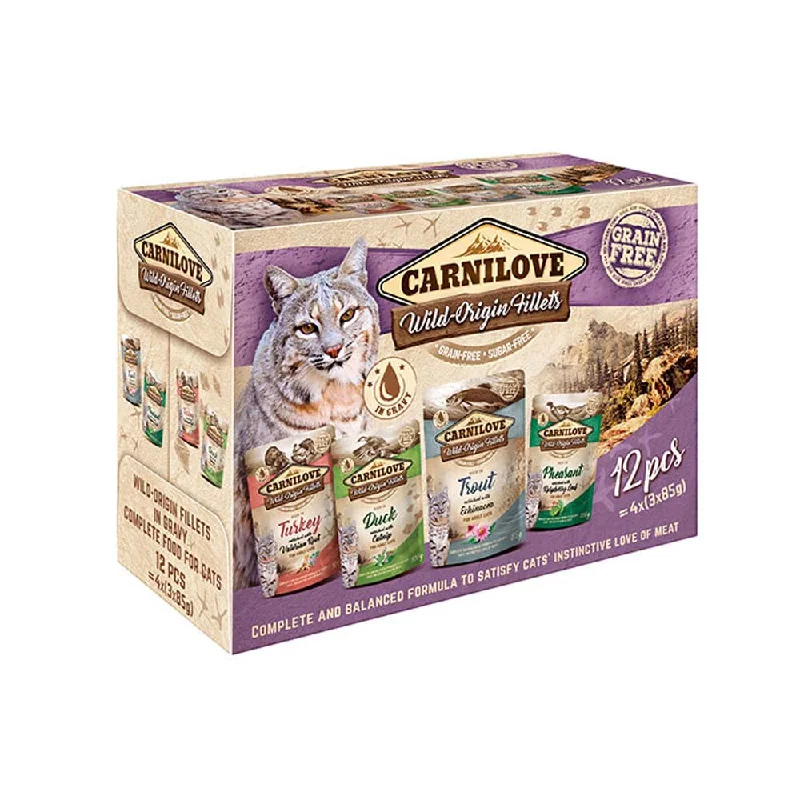 Carnilove Cat Pouch Multipack - 12 x 85g