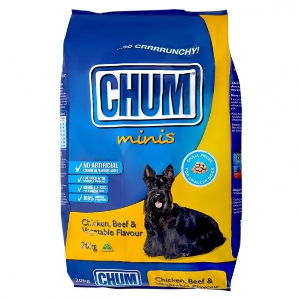 Chum Minis Chicken, Beef & Vegetable 20kg