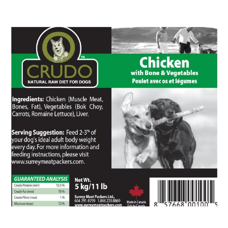 Chicken with Bone & Vegetables 500 gram tubes