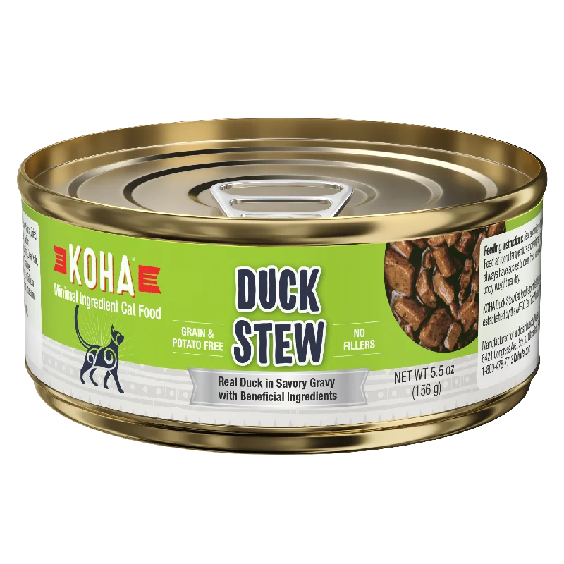 Minimal Ingredient Duck Stew for Cats