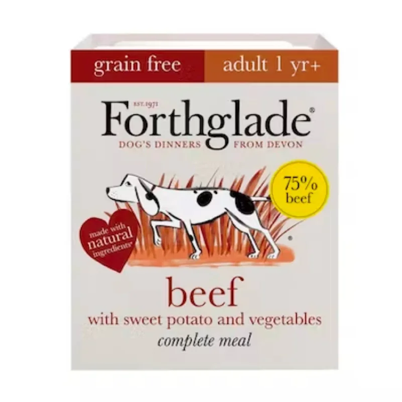 Forthglade Beef with Sweet Potato and Vegetable Grain Free Complete Adult Food