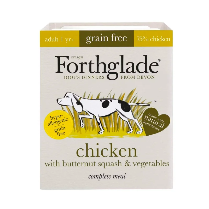 Forthglade Chicken with Butternut Squash and Vegetables Grain Free Complete Adult Food