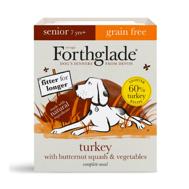 Forthglade Turkey with Butternut Squash and Vegetables Grain Free Complete Senior Food