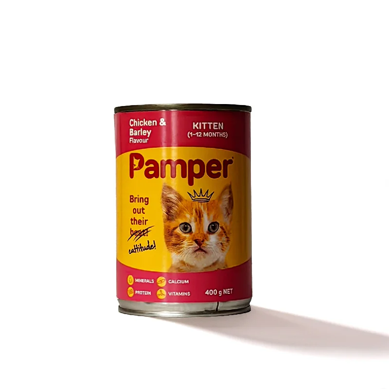 Pamper Kitten Tins 400g