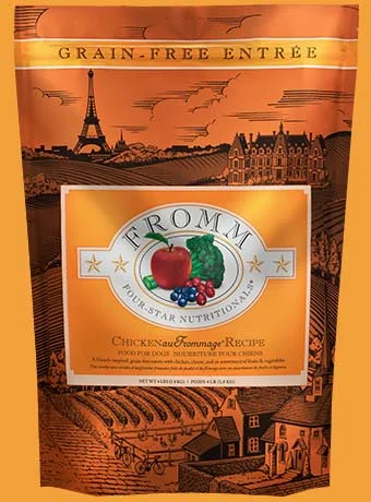 Fromm 4-Star Grain Free Dog Food - Chicken au Frommage