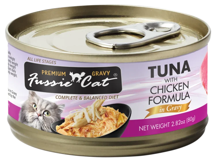 Fussie Cat Tuna with Chicken in Gravy - 2.82 oz