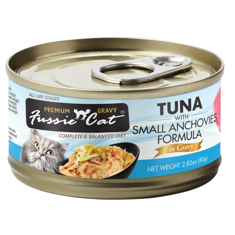 Fussie Cat Tuna with Small Anchovies in Gravy - 2.82 oz