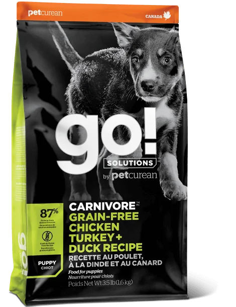 Go! Carnivore Grain Free - Puppy - Chicken, Turkey, Duck