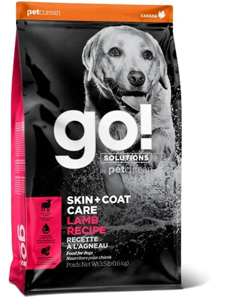 GO! Solutions Skin + Coat Dog Food - Lamb