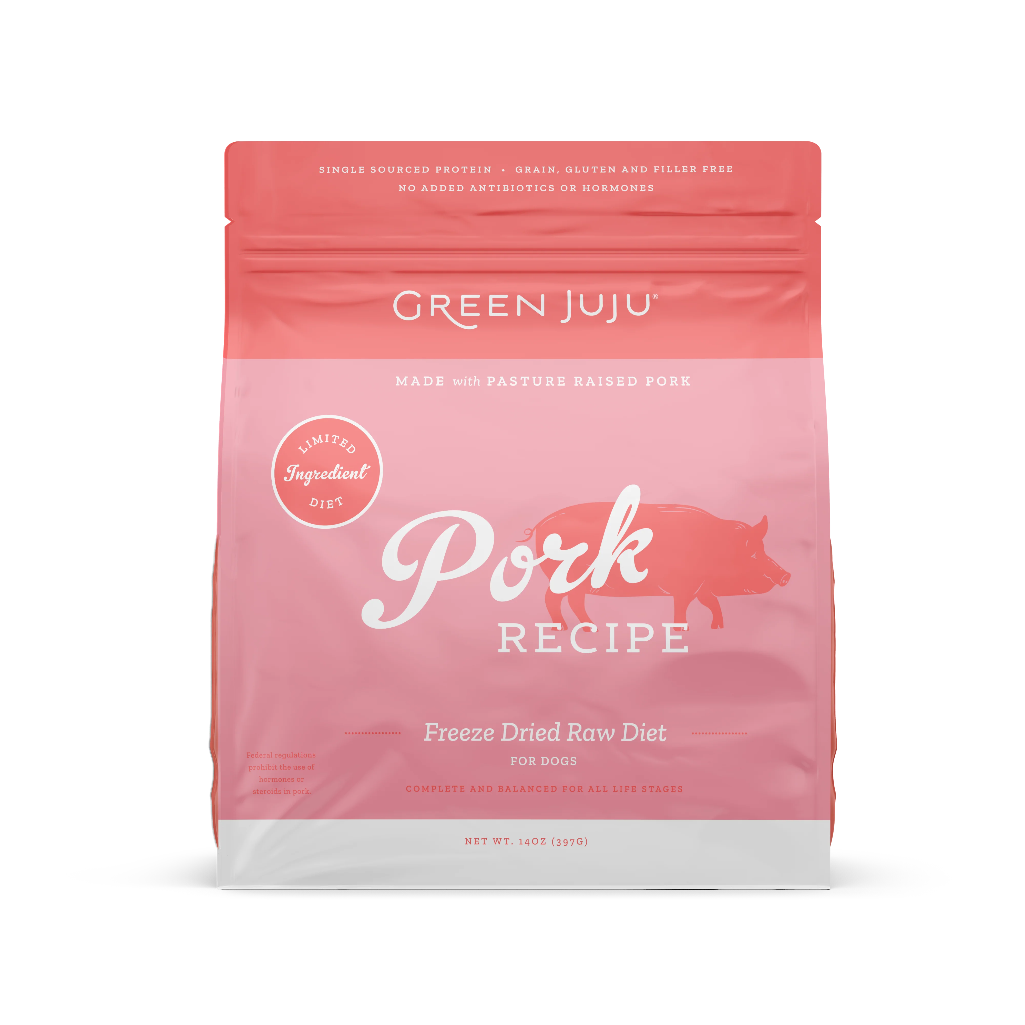 Green Juju - Freeze Dried Raw - Pork