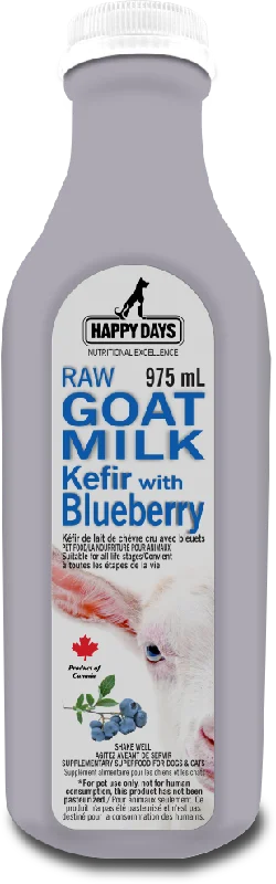 Happy Days - Frozen Raw Goat Milk Kefir With Blueberries