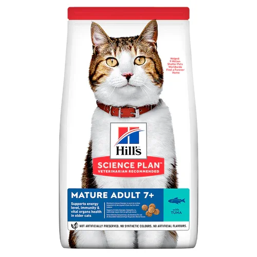 Hill's Science Plan Mature Adult Dry Cat Food Tuna Flavour - 1.5Kg