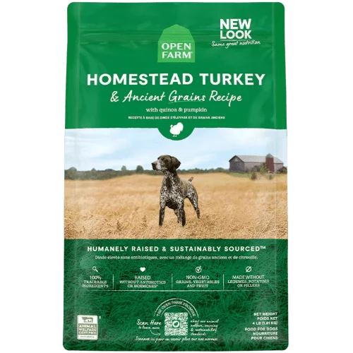 Homestead Turkey & Ancient Grains - Dry Dog Food - Open Farm