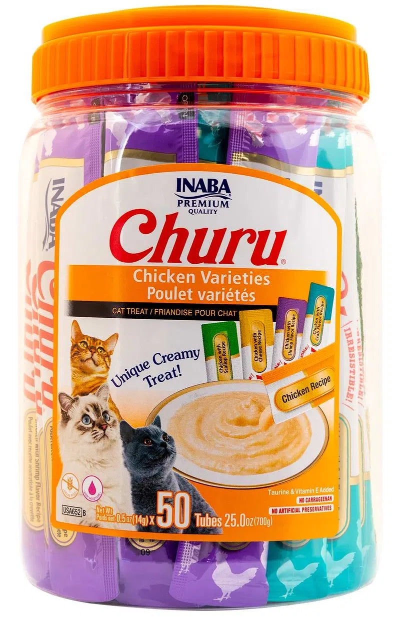 INABA CHURU Chicken Varieties-50 tubes