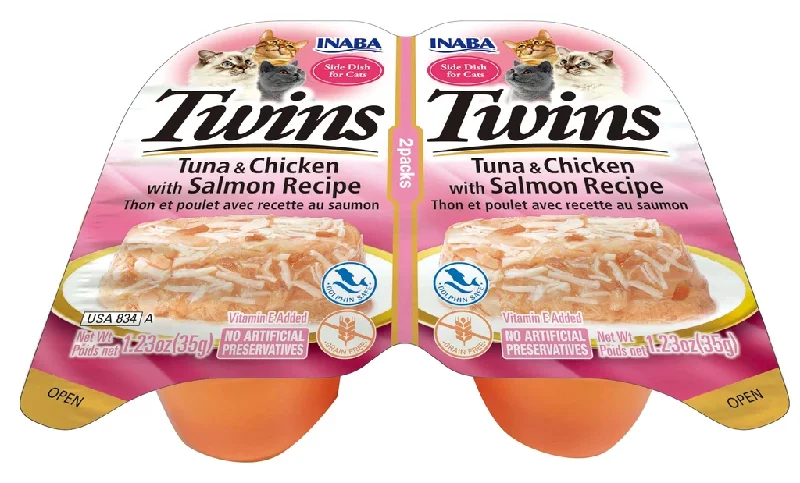 INABA Twins for Cats - Tuna & Chicken with Salmon Recipe