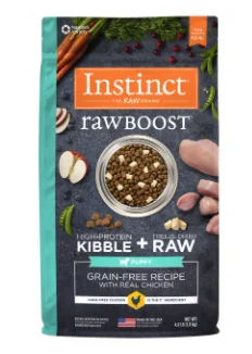 Instinct Raw Boost Grain Free Dog Food - Chicken Recipe for Puppies