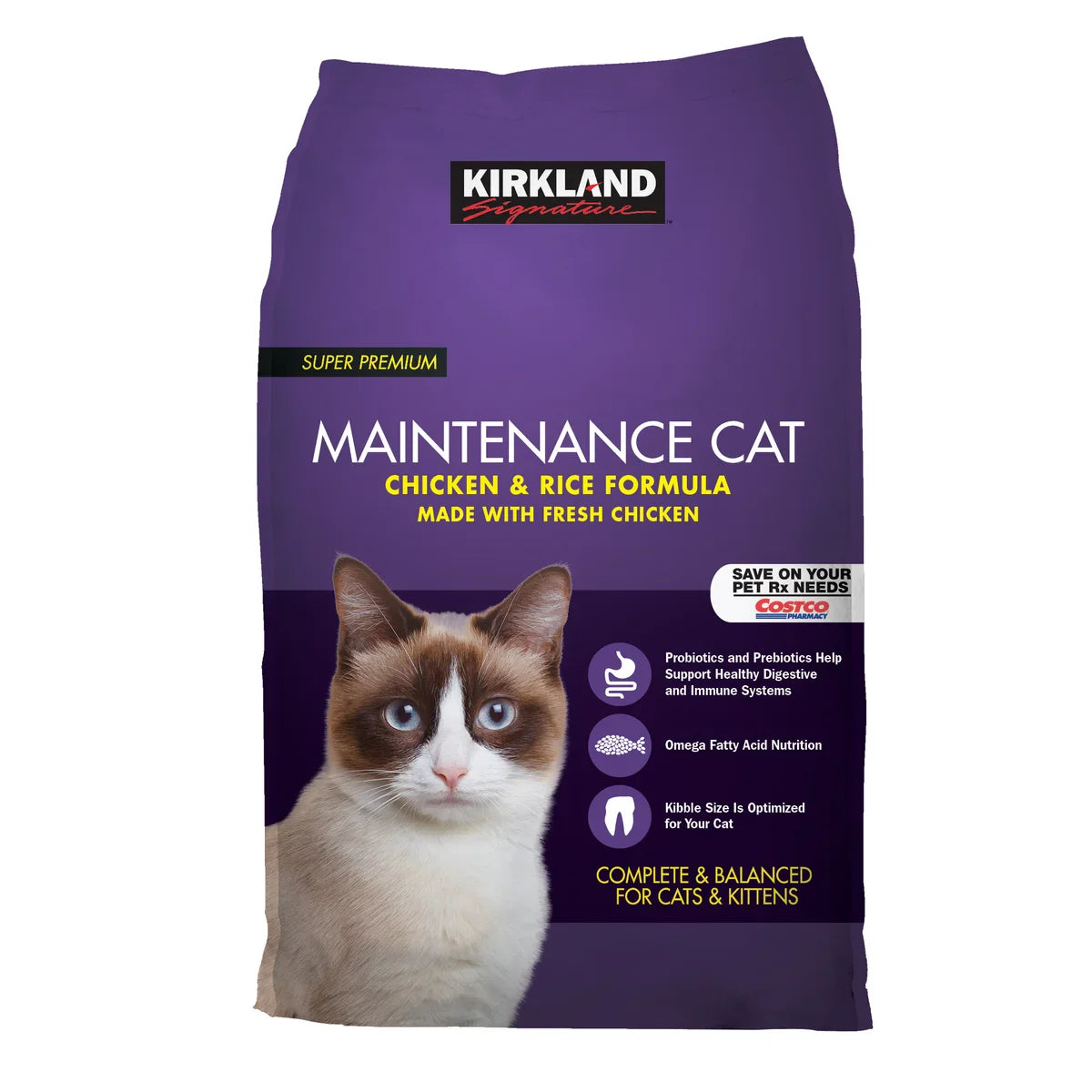 Chicken and Rice Cat Food 25 lbs.