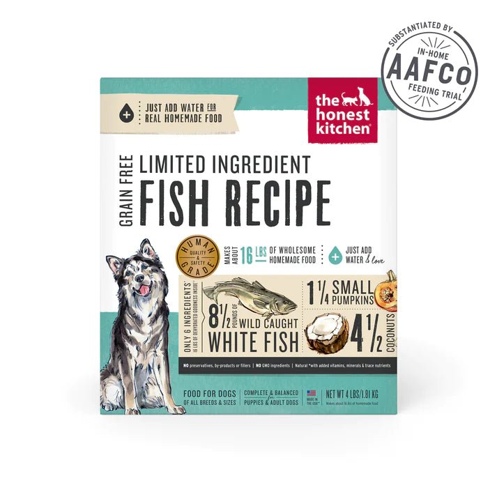 Limited Ingredient Fish & Coconut - Dehydrated/Air-Dried Dog Food - The Honest Kitchen