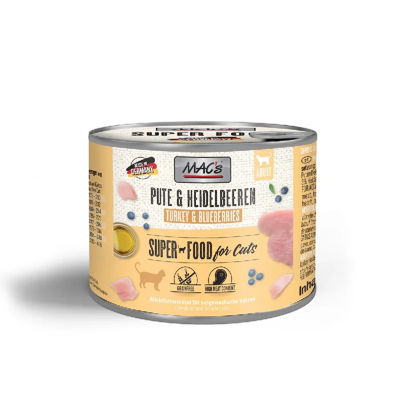 MAC's Cat Turkey, Beef & Blueberry Tin