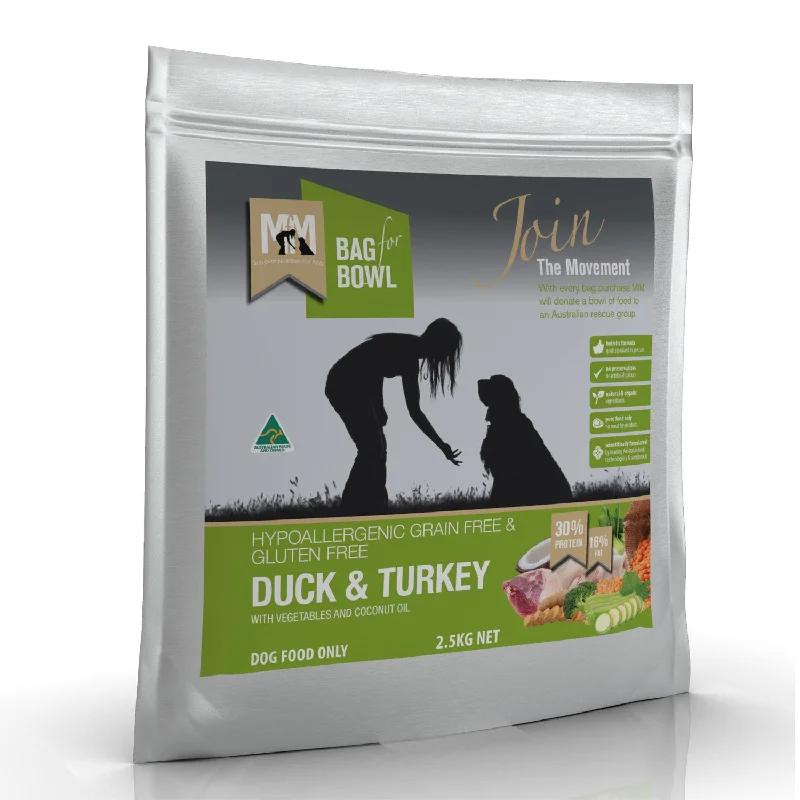 Meals for Mutts Grain Free Duck & Turkey Adult Dry Dog Food