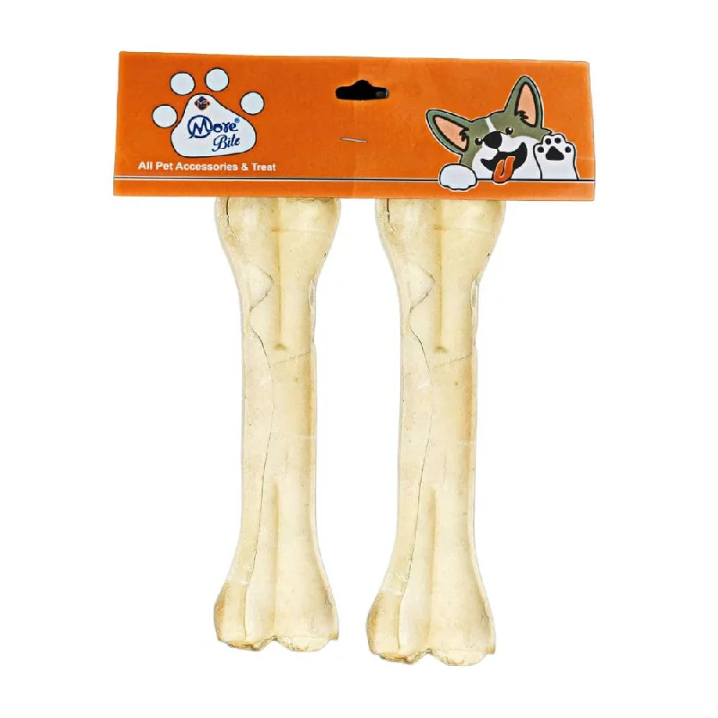 More Bites Pressed Chicken Chew Bones Dog Treat (6inches)