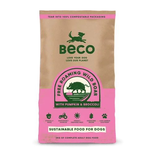 Natural Dry Dog Food - Wild Boar With Pumpkin & Broccoli