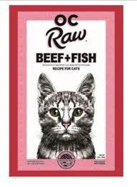 OC Raw Frozen Cat Food Beef Patties 2lb