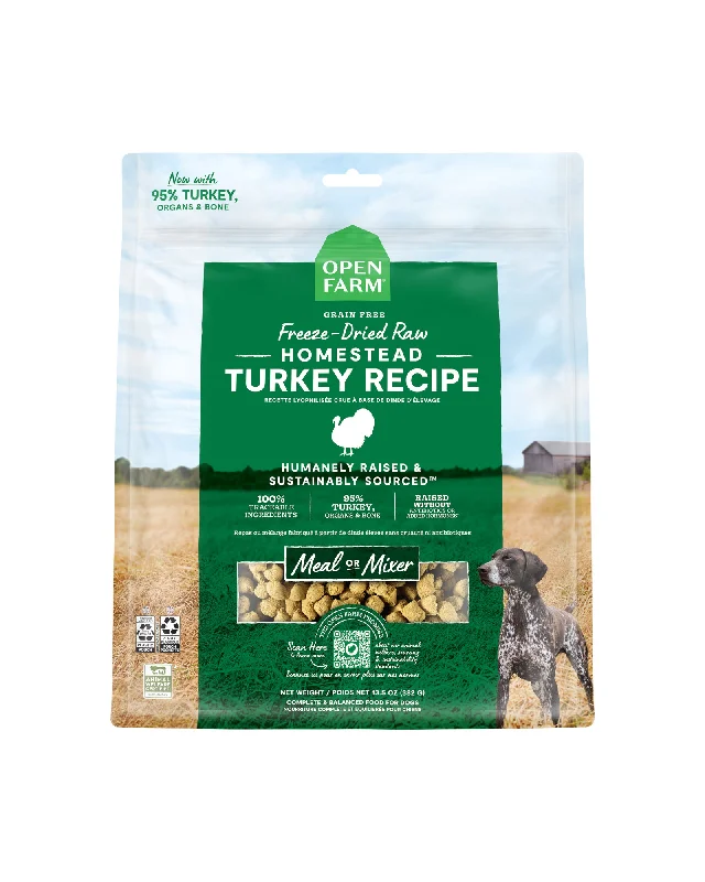 Homestead Turkey Freeze Dried Raw Dog Food