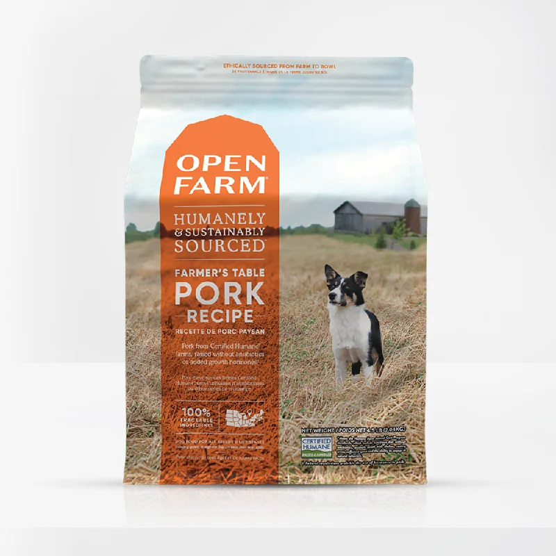 Open Farm Humanely and Sustainably Sourced Dog Food - Farmer's Table Pork