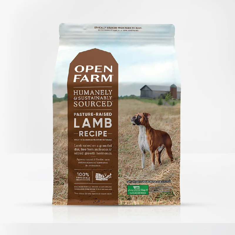 Open Farm Humanely and Sustainably Sourced Dog Food - Pasture Raised Lamb