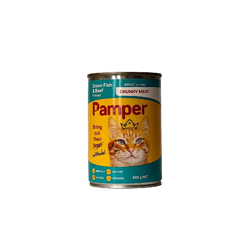 PAMPER FISH & BEEF 400G