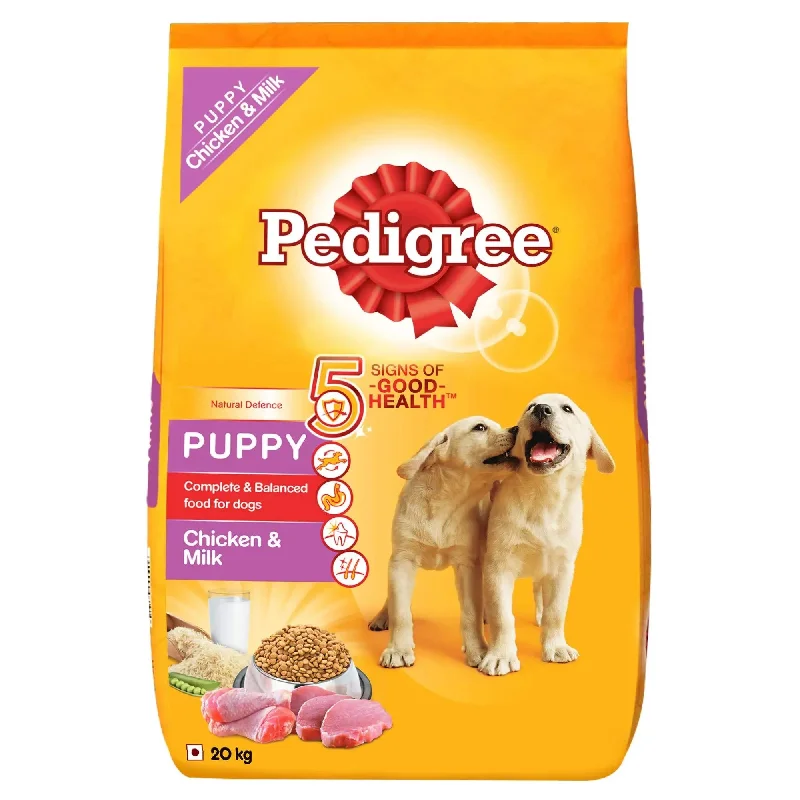 Pedigree Puppy Dry Dog Food Food, Chicken & Milk, 20 kg