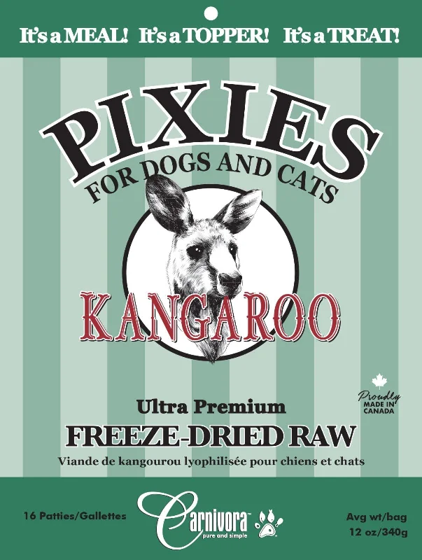 Pixies Kangaroo - Freeze Dried Raw Food - Carnivora