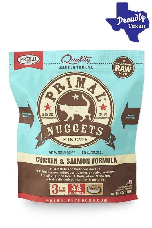 Primal Feline Chicken & Salmon Frozen Raw Cat Food