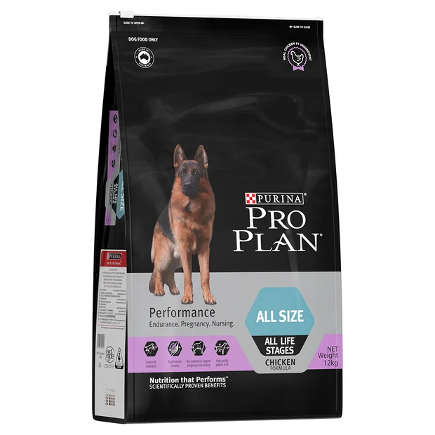 Purina Pro Plan Performance All Sizes All Life Stages 12kg