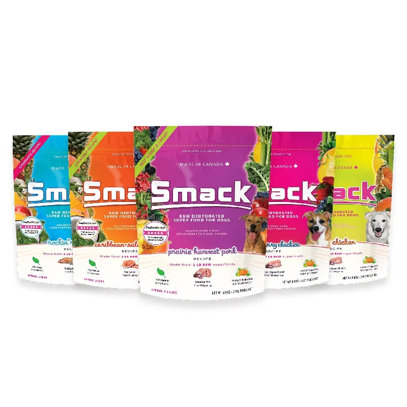 Sample Variety Pack for Dogs - Dehydrated Raw Dog Food - Smack