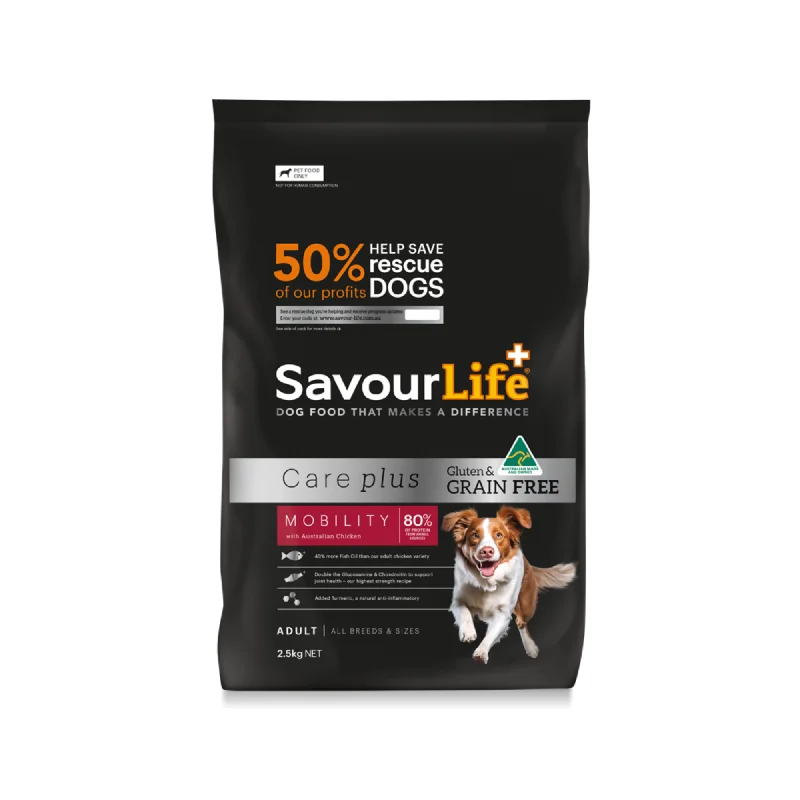 SavourLife Grain Free Adult Dog Food Care Plus Mobility Chicken Dry Food