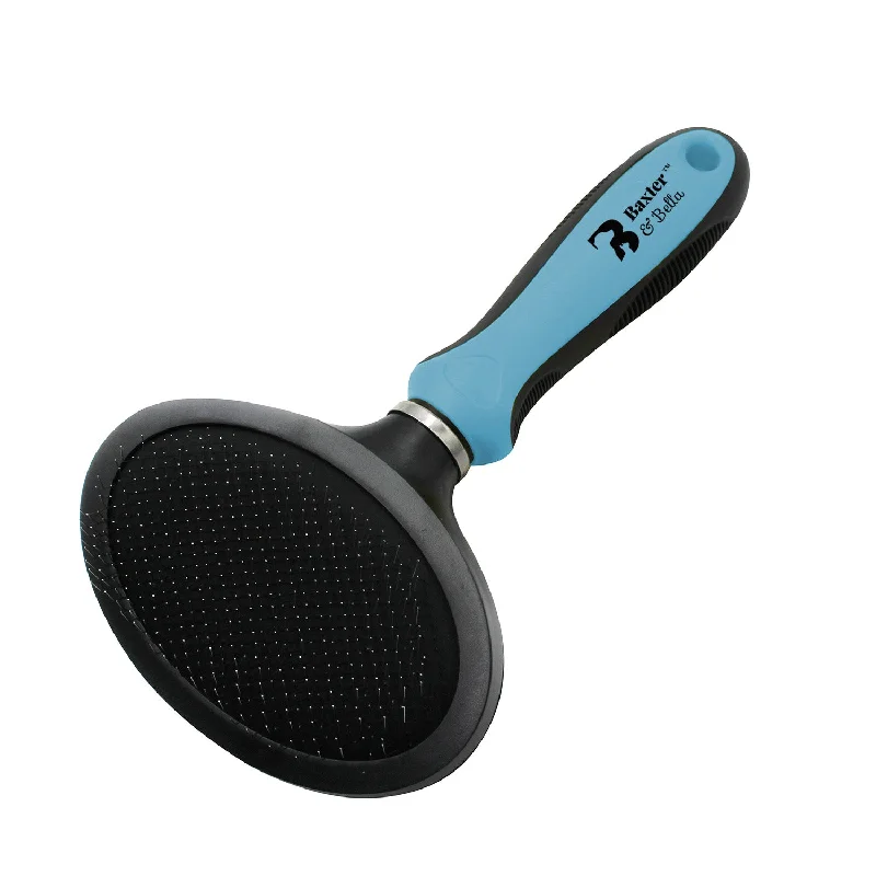 Slicker Oval Head Brush - Dog Grooming - Baxter & Bella