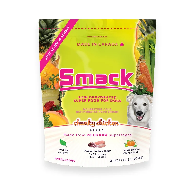 Smack - Dog Food - Raw Dehydrated - Chunky Chicken