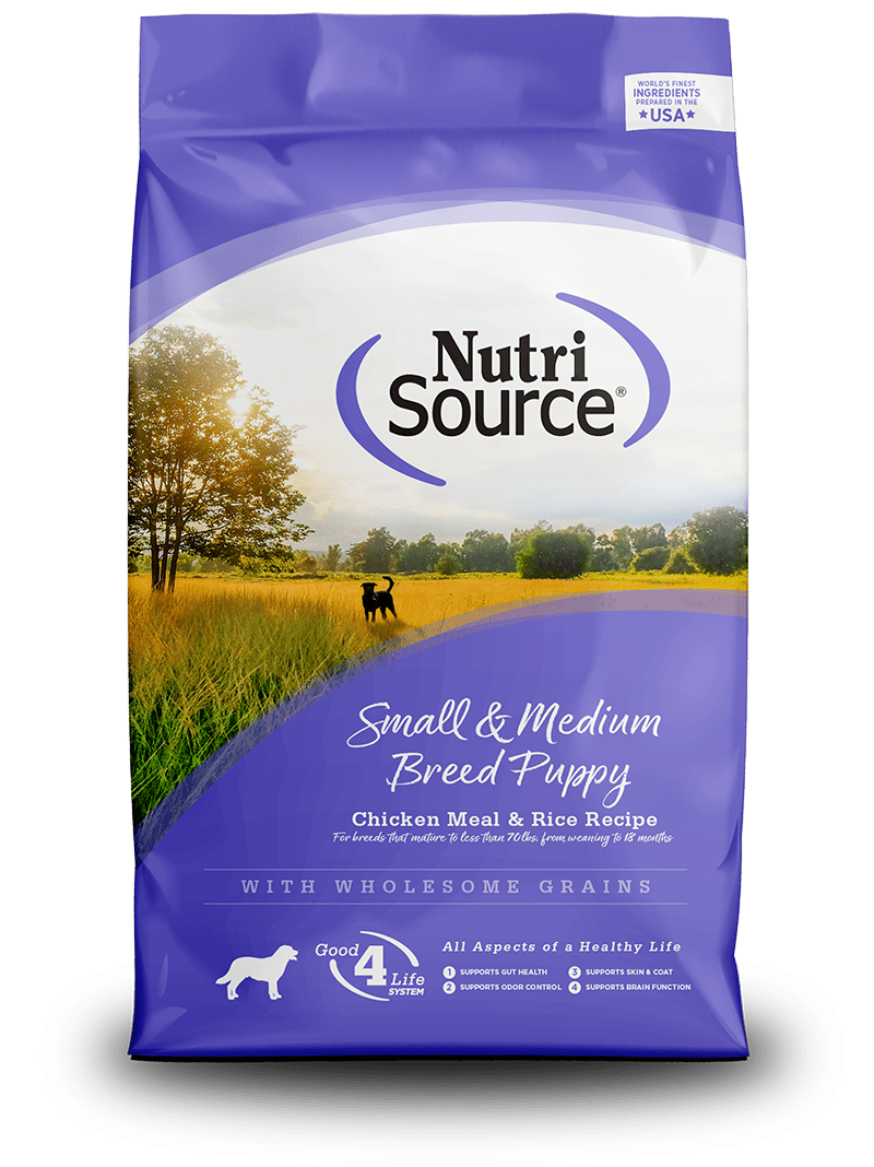 Small & Medium Breed Puppy - NutriSource - Dry Dog Food