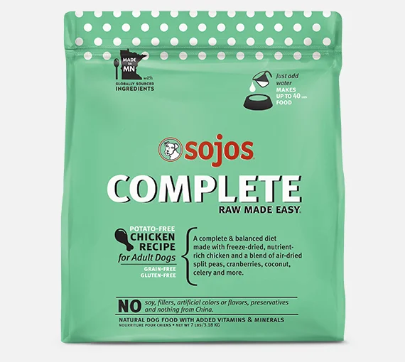 SOJOS - Dog Food - Complete Chicken Recipe