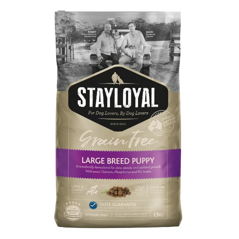 Stay Loyal Premium Large Breed Puppy Grain Free Salmon Turkey Dry Dog Food 13kg